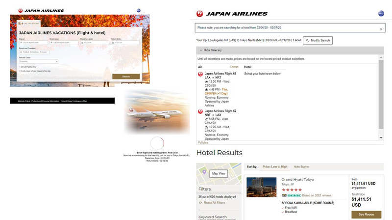 JAL packaging JP